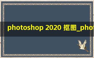 photoshop 2020 抠图_photoshop 2020 抠图换背景